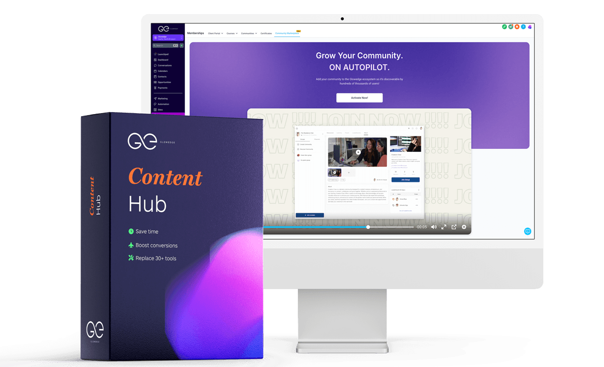 glowedge content hub premium software